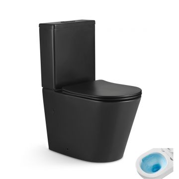 Унитаз напольный Gid Tornado 64x36x83.5см, Tn2189TF-BM 62270Y, черный матовый