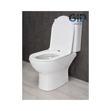 Унитаз приставной Gid Cortado 56x36x41см, TRS-263BM 62212Y, черный матовый