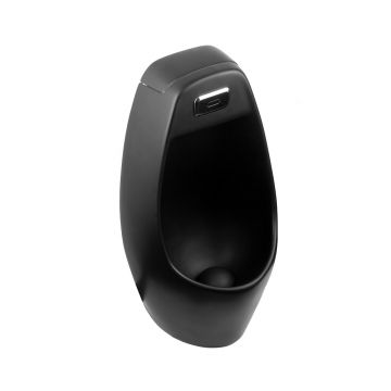 Писсуар подвесной сенсорный Gid Publico 40x35x78см, Q9504bm 91109, черный матовый