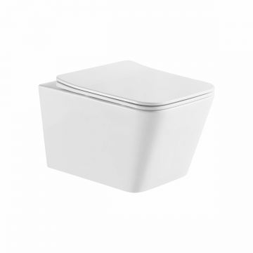 Унитаз подвесной Gid Tornado 49x34x36см, Tr2143TF 62303Y, белый