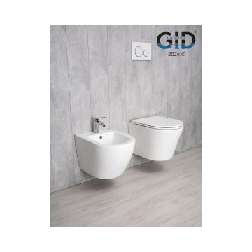 Унитаз подвесной Gid Cortado 50x36x35см, Tr2130 62235Y, белый