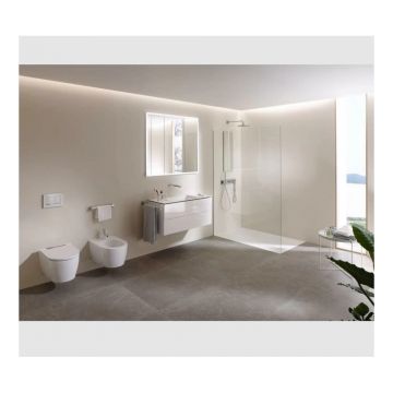 Клавиша смыва Geberit (Гэберит) Sigma 30, двойной смыв, 115.883.KJ.1 белый, хром