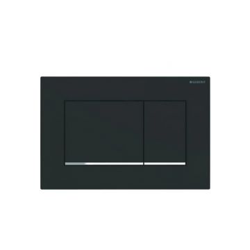 Клавиша смыва Geberit (Гэберит) Sigma 30, двойной смыв, 115.883.14.1 черный