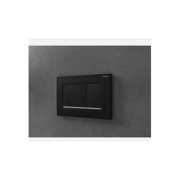 Клавиша смыва Geberit (Гэберит) Sigma 30, двойной смыв, 115.883.14.1 черный