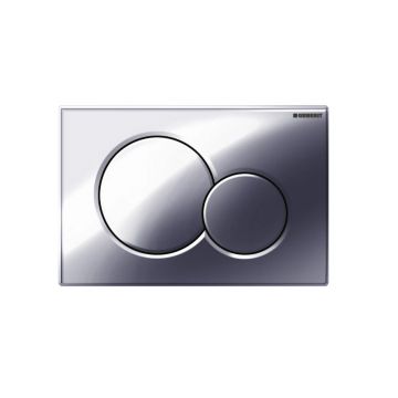 Клавиша смыва Geberit (Гэберит) Sigma 01, двойной смыв, 115.770.21.5 хром