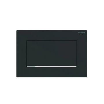 Клавиша смыва Geberit (Гэберит) Sigma 30, смыв-стоп, 115.893.14.1 черный, хром