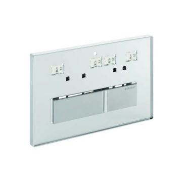 Клавиша смыва Geberit (Гэберит) Sigma 50, двойной смыв, 115.788.00.1 хром