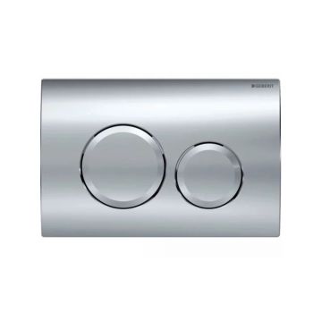 Клавиша смыва Geberit (Гэберит) Delta 20, двойной смыв, 115.127.21.1 хром