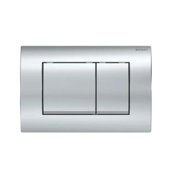 Клавиша смыва Geberit (Гэберит) Delta 30, двойной смыв, 115.137.21.1 хром