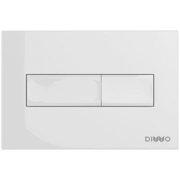 Комплект 3 в 1 Унитаз подвесной Hansgrohe GladeLake S HGSET002 + Инсталляция Диво 4501 + Кнопка 7320 цвет глянцевый белый, INS-INS-677024, Diwo