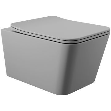 Комплект 3 в 1 Унитаз подвесной Акведуто Macio MAC0130 + Инсталляция Створки 510162 + Кнопка Хельсинки 500471 цвет матовый черный, Aqueduto Stworki