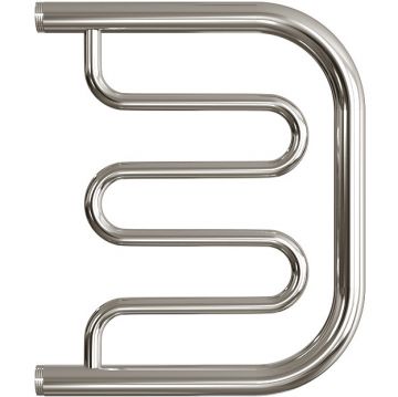 Полотенцесушитель водяной Двин (Dveen) D 50х40 см, без полки, 1х1/2″ К0 полированный хром