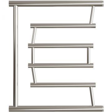 Полотенцесушитель водяной Двин (Dveen) D Pobeda 60х50 см, без полки, 1х3/4/1х1/2″ К0 полированный хром