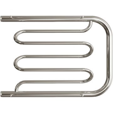 Полотенцесушитель водяной Двин (Dveen) Dw 50х70 см, с полкой, 1х1/2″ К0 полированный хром