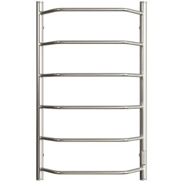 Полотенцесушитель электрический Двин (Dveen) E neo 80х50 см, К диммер полированный хром