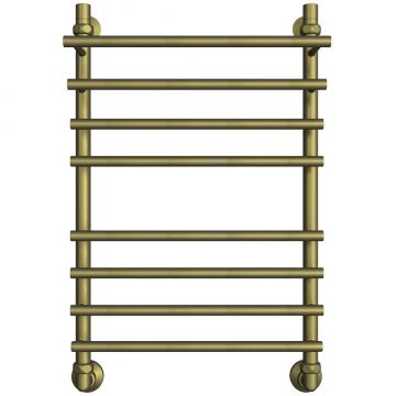 Полотенцесушитель водяной Двин (Dveen) F Primo 80x50 см, с полкой, 1х3/4/1х1/2″ К3 состаренная бронза полуглянец