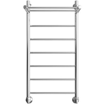 Полотенцесушитель водяной Двин (Dveen) FJ 100х50 см, с полкой, 1х1/2″ К1 полированный хром