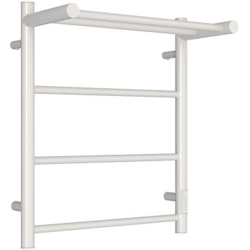 Полотенцесушитель электрический Двин (Dveen) FJ neo 60х50 см, с полкой, К диммер белый