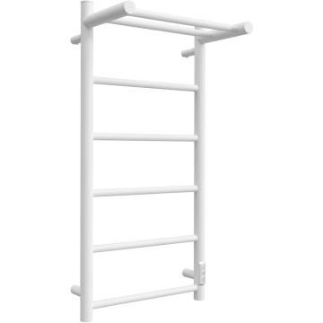 Полотенцесушитель электрический Двин (Dveen) FJ neo 80х40 см, с полкой, К диммер белый