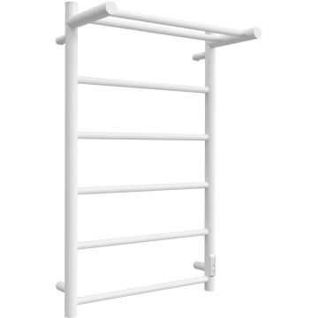 Полотенцесушитель электрический Двин (Dveen) FJ neo 80х50 см, с полкой, К диммер белый