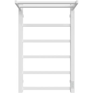 Полотенцесушитель электрический Двин (Dveen) FJ plaza neo 80x50 см, с полкой, К диммер, квадрат белый