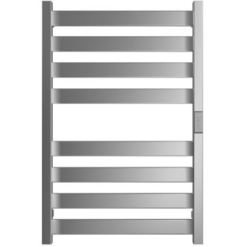 Полотенцесушитель электрический Двин (Dveen) G plaza neo 80х50 см, без полки, К диммер, квадрат полированный хром