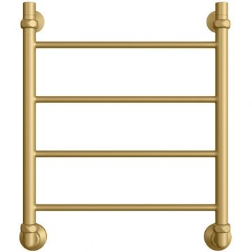 Полотенцесушитель водяной Двин (Dveen) J 60х50 см, без полки, 1х1/2″ К3 золотой матовый