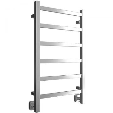 Полотенцесушитель водяной Двин (Dveen) J plaza 80х50 см, без полки, К8 квадрат полированный хром