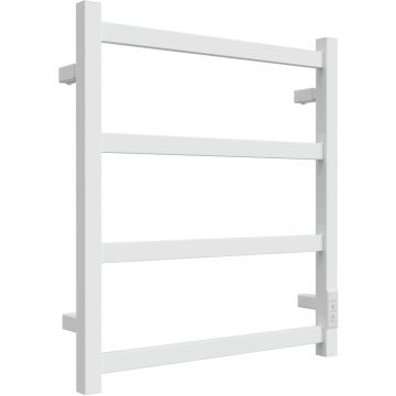Полотенцесушитель электрический Двин (Dveen) J plaza neo 60х40 см, без полки, К диммер, квадрат белый