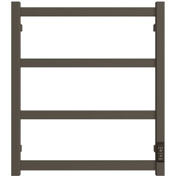 Полотенцесушитель электрический Двин (Dveen) J plaza neo 60х50 см, без полки, К диммер, квадрат графит