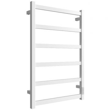 Полотенцесушитель электрический Двин (Dveen) J plaza neo 80х50 см, без полки, К диммер, квадрат белый