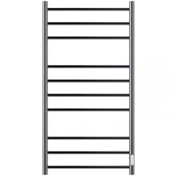 Полотенцесушитель электрический Двин (Dveen) L neo 100х50 см, без полки, К диммер полированный хром