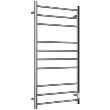 Полотенцесушитель электрический Двин (Dveen) L neo 100х50 см, без полки, К диммер полированный хром