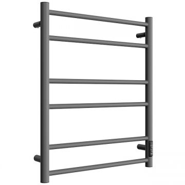 Полотенцесушитель электрический Двин (Dveen) L neo 60х50 см, без полки, К диммер графит