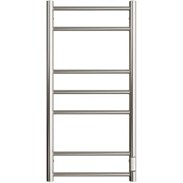 Полотенцесушитель электрический Двин (Dveen) L neo 80х40 см, без полки, К диммер полированный хром