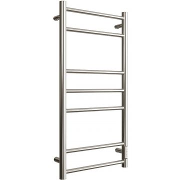 Полотенцесушитель электрический Двин (Dveen) L neo 80х40 см, без полки, К диммер полированный хром