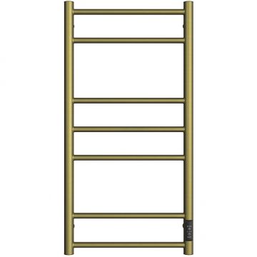 Полотенцесушитель электрический Двин (Dveen) L neo 80х40 см, без полки, К диммер состаренная бронза полуглянец