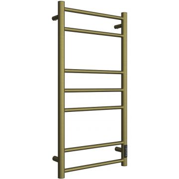 Полотенцесушитель электрический Двин (Dveen) L neo 80х40 см, без полки, К диммер состаренная бронза полуглянец