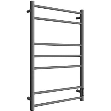 Полотенцесушитель электрический Двин (Dveen) L neo 80х50 см, без полки, К диммер графит