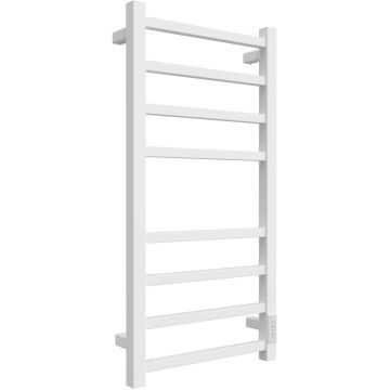 Полотенцесушитель электрический Двин (Dveen) L plaza neo 80х40 см, без полки, К диммер белый