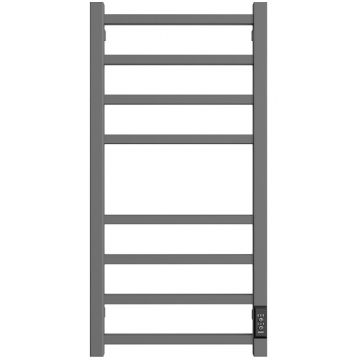 Полотенцесушитель электрический Двин (Dveen) L plaza neo 80х40 см, без полки, К диммер графит