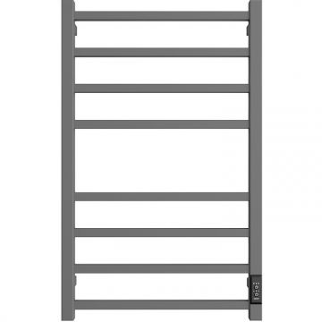 Полотенцесушитель электрический Двин (Dveen) L plaza neo 80х50 см, без полки, К диммер графит