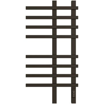 Полотенцесушитель электрический Двин (Dveen) LX plaza neo 80х40 см, без полки, К диммер, квадрат полированный хром