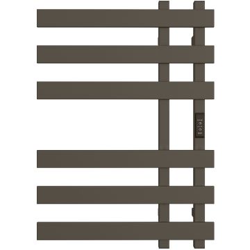 Полотенцесушитель электрический Двин (Dveen) LX-2 plaza neo 70х50 см, без полки, К диммер, квадрат графит