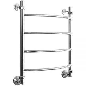 Полотенцесушитель водяной Двин (Dveen) R 60х50 см, без полки, 1х1/2″ К1 полированный хром