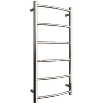 Полотенцесушитель электрический Двин (Dveen) R neo 80х40 см, без полки, К диммер полированный хром