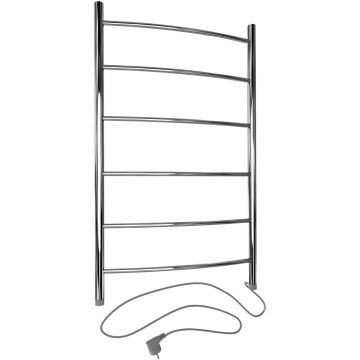 Полотенцесушитель водяной Двин (Dveen) R-Eco 60x50 см, без полки, 3/4 1/2″, К внутр. 1/2″ полированный хром