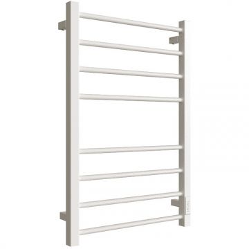 Полотенцесушитель электрический Двин (Dveen) S plaza neo 80x50 см, без полки, К диммер, квадрат белый