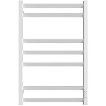 Полотенцесушитель электрический Двин (Dveen) U plaza neo 80x50 см, без полки, К диммер, квадрат белый