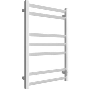 Полотенцесушитель электрический Двин (Dveen) U plaza neo 80x50 см, без полки, К диммер, квадрат белый